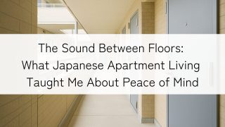 A bright apartment hallway in Japan during the day